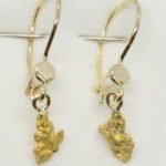 Korvakoru riipus(2kpl) kultahippu 6mm ArcticGold Lemmenjoki