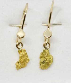 Korvakoruriipukset kultahiput 4x6mm Lemmenjokikoru Alhonen