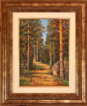 Taulu Metsäpolku maisemataulu Teemu Kaski