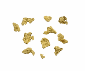 Kultahippuja 0.46g 10kpl läpimitta 3-5mm Lapista