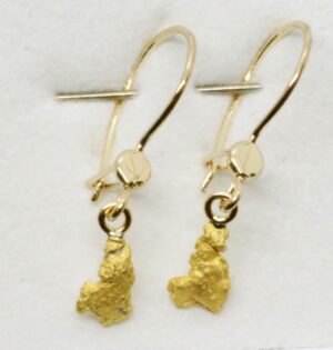 Korvakoru riipus2kpl kultahiput 6mm ArcticGold Lemmenjokikoru Alhonen