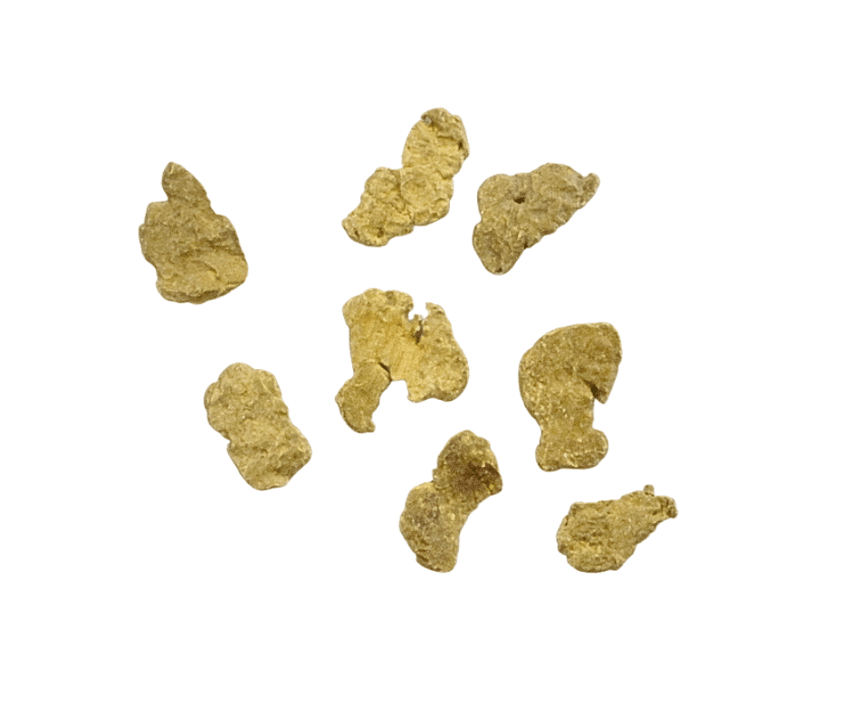 Kultahippuja 0.34g 8kpl 3-5mm Lapista