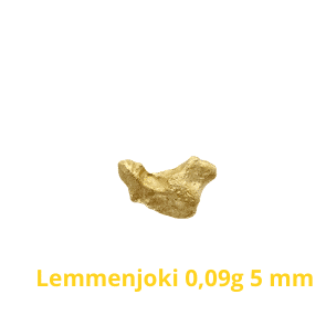 Kultahippu 0.09g 5mm Lemmenjoki Arctic Gold