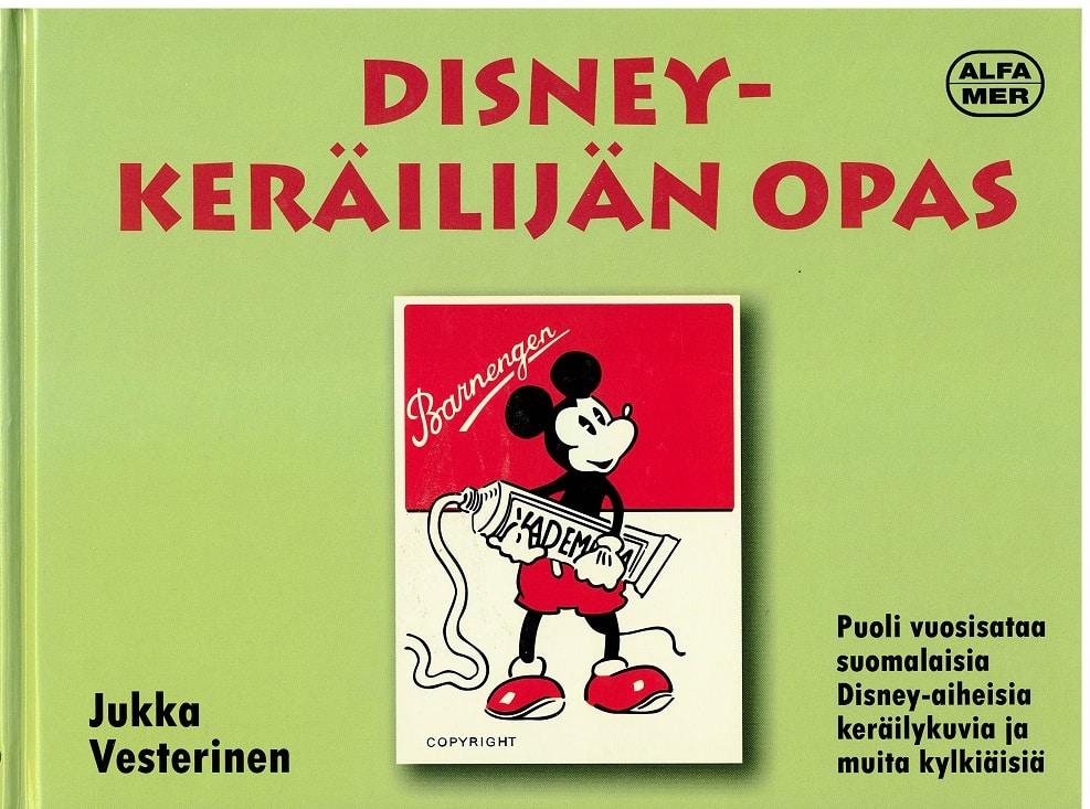 DISNEY Keräilijän opas Alfamer kirja