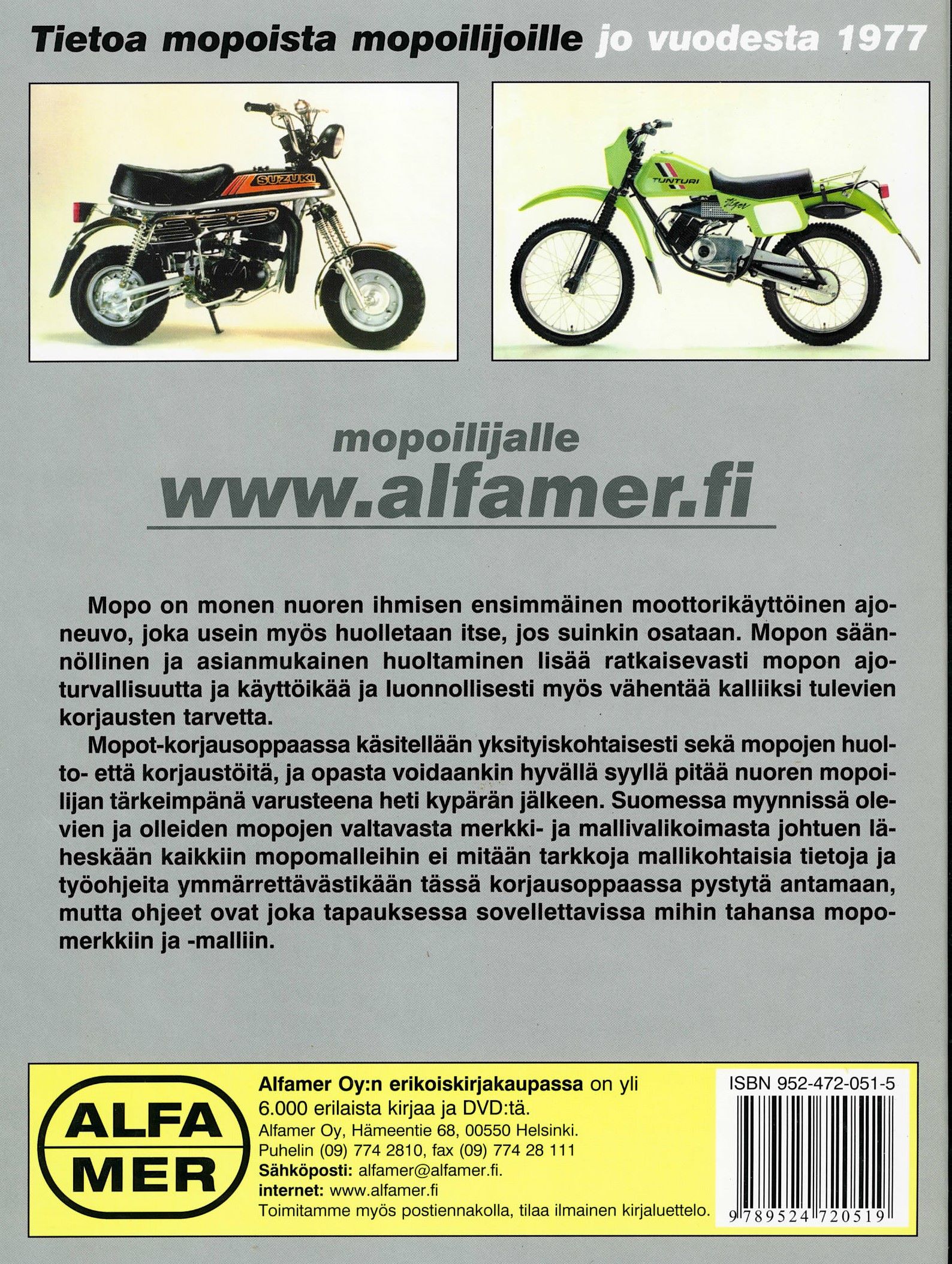 Skootterimopo Korjausopas; Alfamer kirja - Image 2