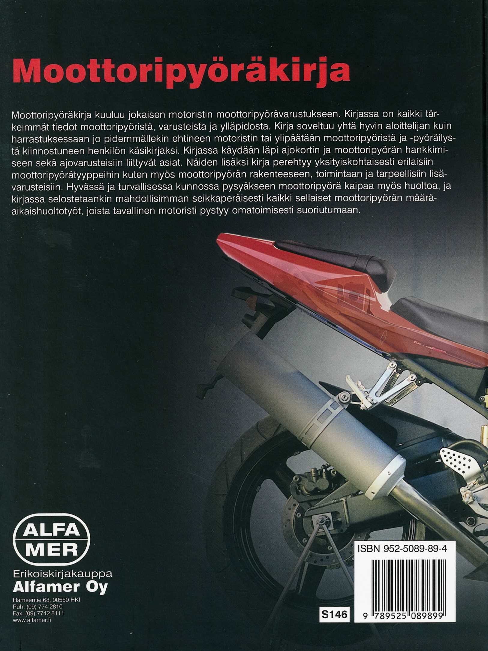 Moottoripyöräkirja; Alfamer -kirja - Image 2