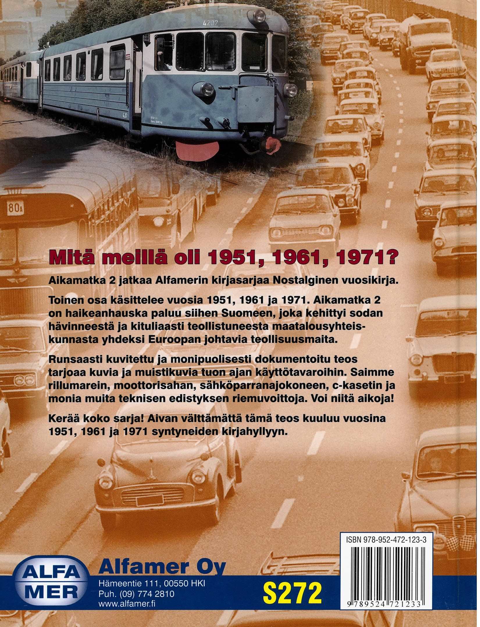Aikamatka 2 1951, 1961,1971; Alfamer -kirja - Image 2