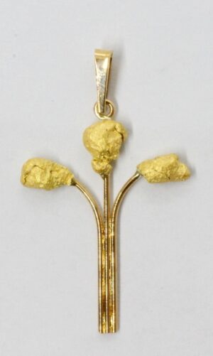 Kultahippuriipus PUU Lemmenjokikoru 1.46g Alhonen Arctic Gold