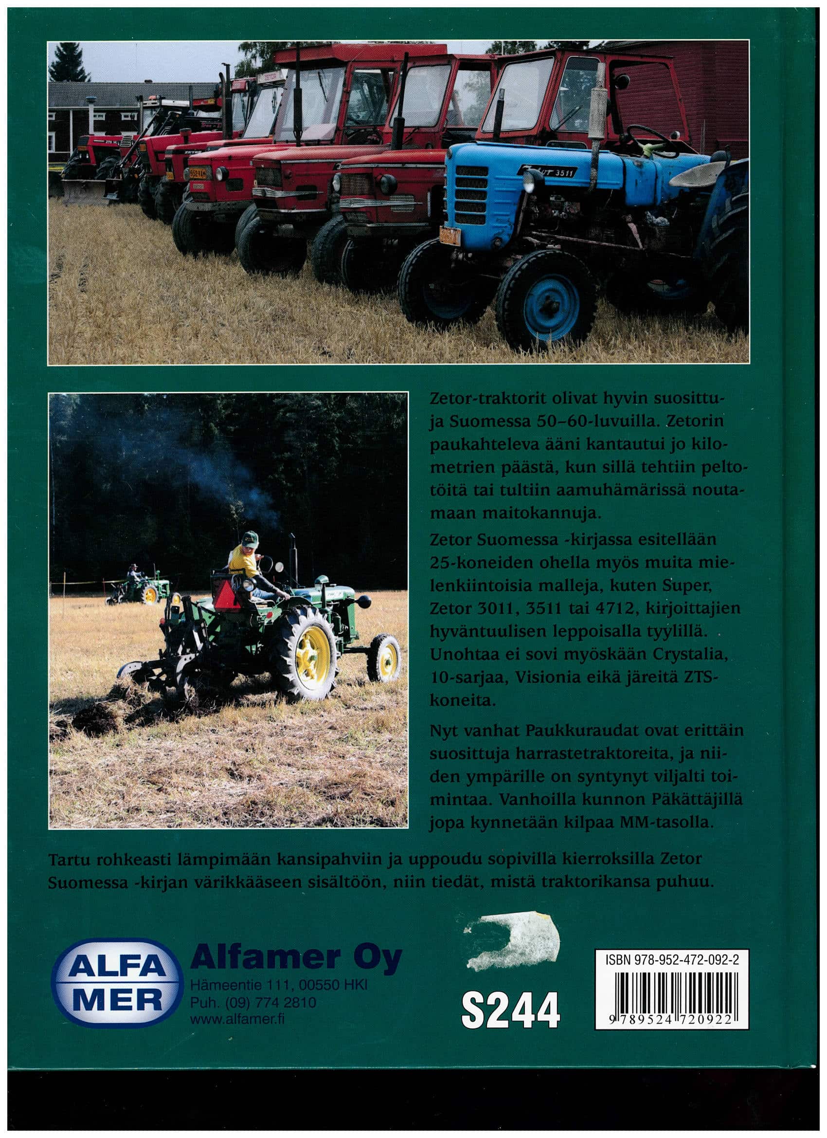 ZETOR Suomessa; Alfamer -kirja - Image 2