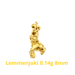 Kultahippu 0.14g 8mm Lemmenjoki Arctic Gold