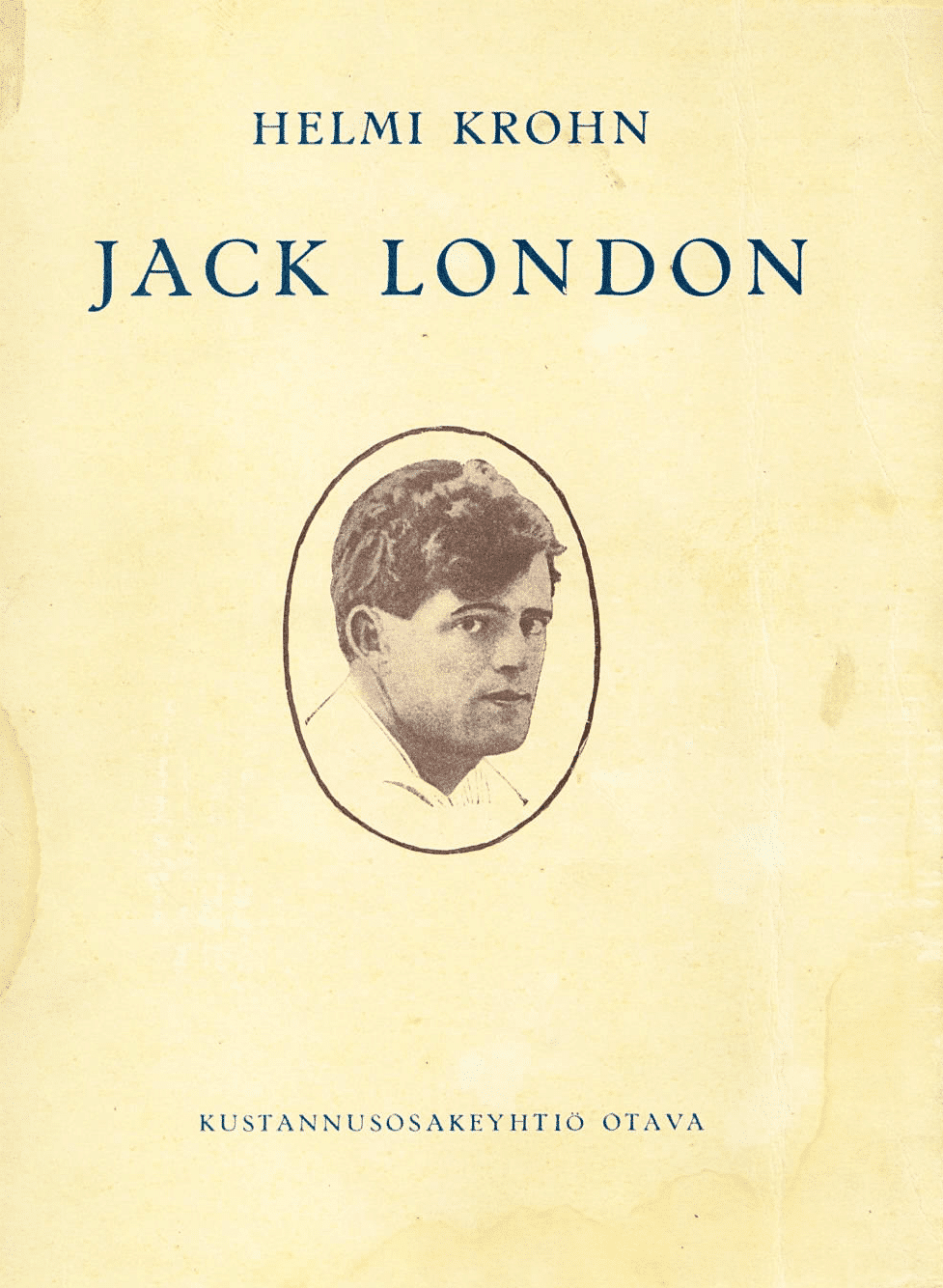 Jack London; Krohn Helmi antikvariaattikirja