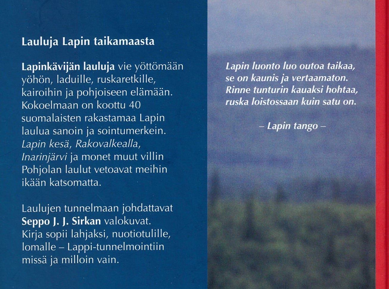 Lapinkävijän lauluja; Rikkinen Eila toim. antikvariaattikirja - Image 2